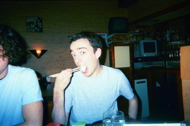 My very first piece of sushi...