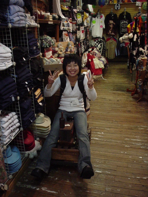 Mai posing Japanese style!