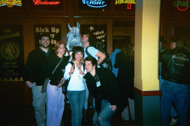 Sam, LL, Horse, Mai (peace), John, and Billiam