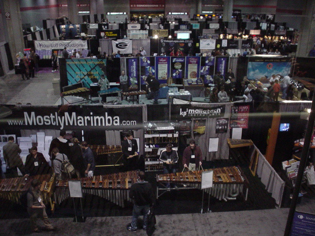 1/3 of the pasic exhibit hall
