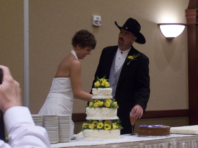 MJ & Shane - cake