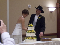 MJ & Shane - cake