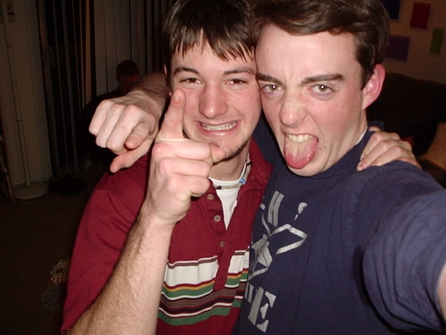 Josh and me on New Years