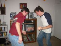 Josh and Matt dancing