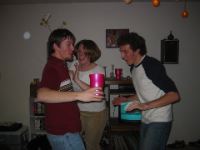 Josh, Melissa, and Matt dancing