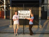 Me and Megan at Valley Stadium